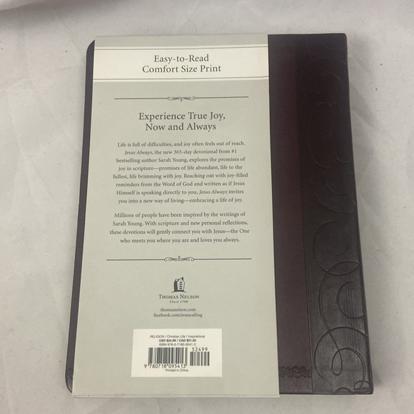 NWT Jesus Always Sarah Young 365 Day Devotional - Picture 2 of 5